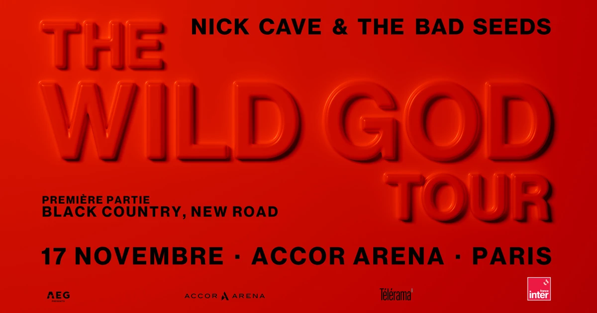 Concert Nick Cave à Paris en 2024 ouverture de la billetterie