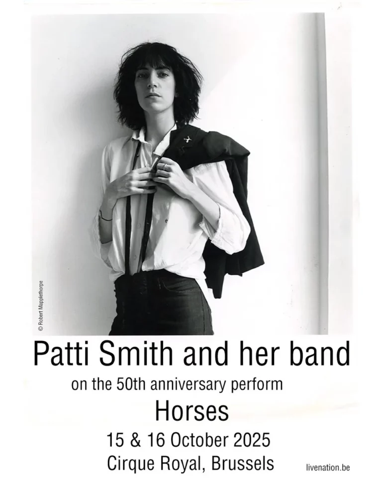 Concert Patti Smith à Bruxelles